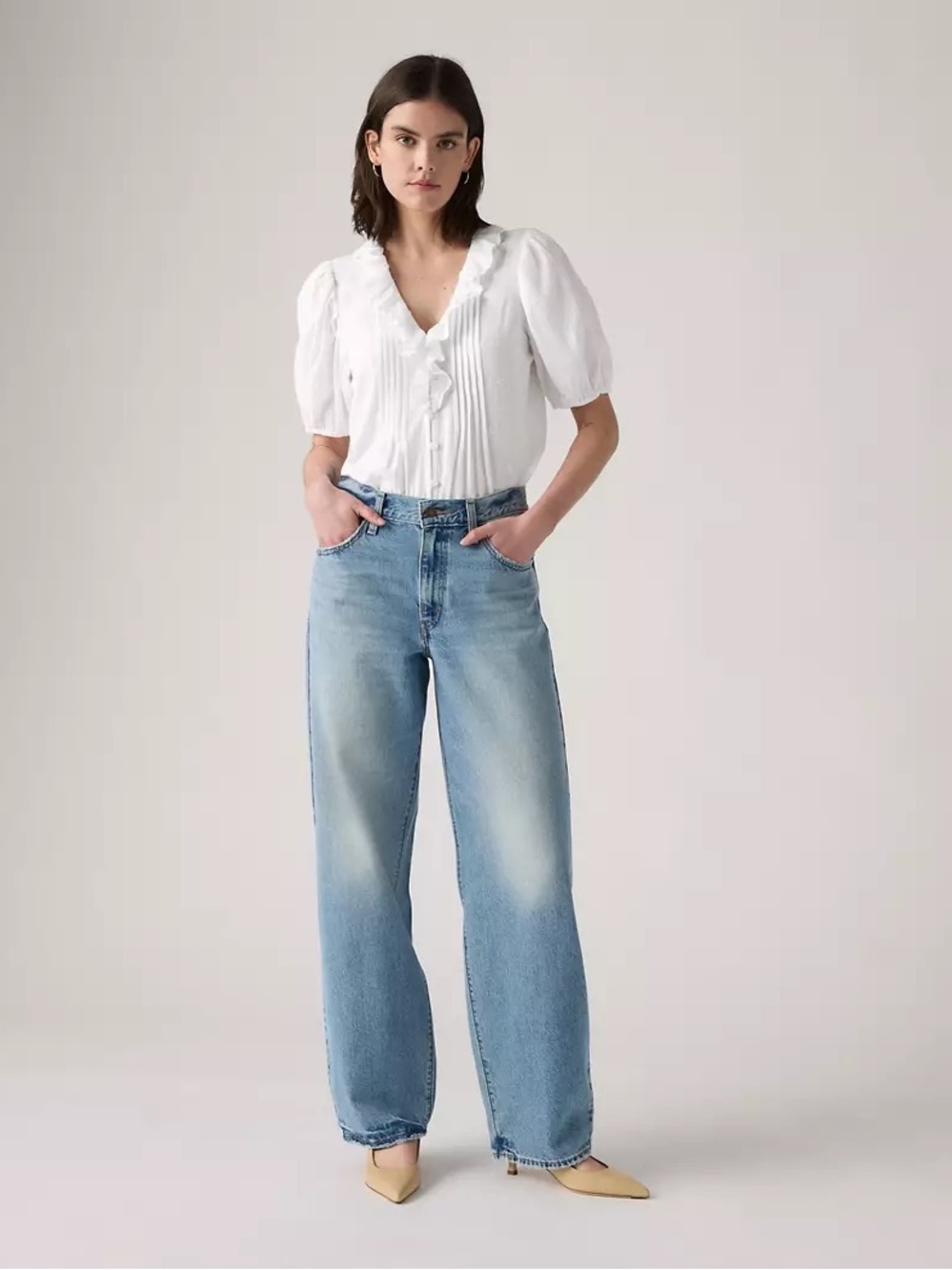 Levi’s baggy dad medium wash sz 28